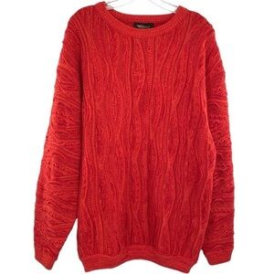Vintage Delf Men’s Coogi Style Knit Sweater